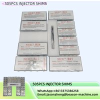 505 PCS Common Rail Diesel Injector Valve Adjusting Shims Gasket Washer for Bosch DENSO
