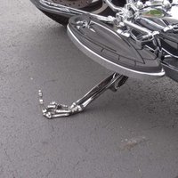 AliExpress NONE U90C Motorcycle Kickstand Sidestand Finger Joints Holder Aluminum Alloy Parking Rack Support Foot for Bike Scooter E-Bike ATV
