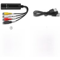 USB Audio Video Converter, VHS to Digital Converter, Video Capture Card Digitize from Analog Video VCR VHS DVD, for Windows 7 8