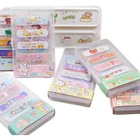 80pcs/box Cartoon Band Aid Kawaii Wound Dressing Patch for First Aid Strips for Children Kids Sticking Plaster Adhesive Bandages
