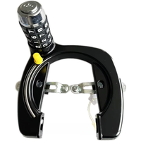 AliExpress NONE 4-Digit Combination Anti-Theft Bike Locks Bicycle Wheel Portable Locks with Bracket for Road Mountain Bike, Fixed Password
