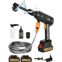 6-in-1 Cordless Pressure Washer 30000RPM for Makita 18V Battery, High Pressure Water Gun, Portable Car Washer for Garden Cleaning, Patio Floor, Window, Fence & Outdoor Home Cleaning Tool with 6 Spray