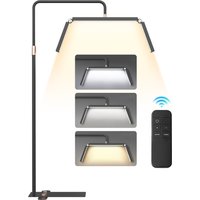 40W LED-Videoleuchte für den Boden, faltbare Aufhellleuchte, Beauty-Boden-Mondlampe, 3200K-5600K, dimmbar, mit 180cm/70,8in Metall