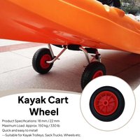 Puncture-proof Tire Wheel for Replacing The Kayak Canoe Boat Cart Hand Push Pull Car Tool Car Tire Solid Wheel