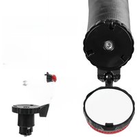 AliExpress NONE 1/2pcs Bicycle Rearview Mirror Adjustable Rotate Cycling Handlebar Led Warning Light Rear View Mirrors Bike Accessories