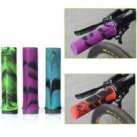 AliExpress NONE Rubber Two-color Bicycle Handlebar Covers, Mountain Bike Folding Bike Comfortable Shock-absorbing Riding Grip Accessories