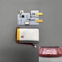 1500mAh Rechargeable Lithium Battery For GAMEBOY ADVANCE GBA GBC GBP charging Module Support original shell