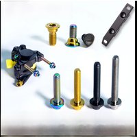 AliExpress TAIMEILI Titanium alloy bicycle brake, abalone direct installation, flat mounting screws, repair and modification screws