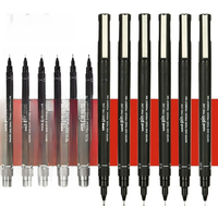 1Pcs UNI Syringe Pen PIN-200 Full Needle Manga Design Hand Sketching Outline Pen Waterproof Tracing Pen Drawing Pen Art Supplies