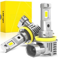 AUXITO H4 H8 H11 LED Headlight Bulbs for Car No Fan 9005 HB3 9006 HB4 H15 LED Automotive Fog Lamp For BMW E46 Ford Mercedes VW