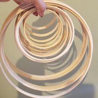 10-29cm Wooden Circle Ring Catcher Embroidery Hoop Craft Cross Stith Bamboo Hanging Wedding Christmas Decor DIY Handmade Hoops