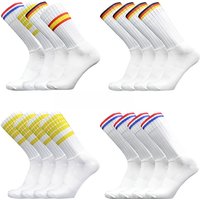 AliExpress NONE 4 Pairs of Outdoor Sports Socks Breathable Lightweight Non-Slip Silicone Striped Cycling Running Socks