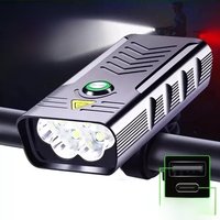 AliExpress TRLIFE 10000mAh Bike Light USB Rechargeable 10000 Lumen Bike Headlight 5T6 LED Super Bright Flashlight Front Lights and Back Rear light
