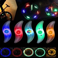 AliExpress NONE 2PCS Bike Wheel Spoke Light Tire Lights 3 Mode Wheel Color Spoke Light LED Waterproof Bike Safety Warning Spokes Lamp Bike Decor