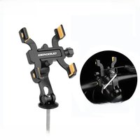 AliExpress Bicycle Mountain Bike Four Claw Mobile Phone Stand Outdoor Sports Aluminum Alloy Mobile Phone Stand Cycling Mobile Phone Stand