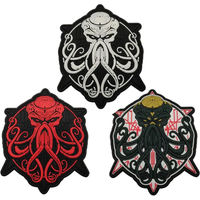 Cthulhu Awakens PVC Patch Armband Badge Sticker Applique Embellishment Decorative Tactical Game Fans Rubber Patches with Hook