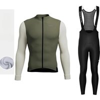AliExpress INBIKE Fleece Men's Cycling Jersey Winter Cycling Sets Warm Long-sleeved Suit Soad Bike Bicycle Jacket Overalls Riding Suit