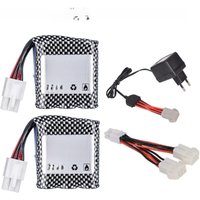 9.6V 800mAh li-ion Battery for S911 912 9115 9116 9120 RC Car Monster Truck Parts 9.6 v 16500 15C Battery Charger Set