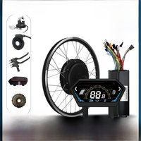 AliExpress someday Electric Bike Conversion Kit 52V 2000W 20-29inch 700C Ebike Brushless Gearless Rear Hub Motor Wheel For Ebike Conversion Kit