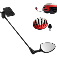 AliExpress Flat Bicycle Helmet Mirror Helmet Mounted Rear-view Cycling Accessory