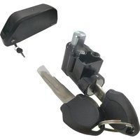 AliExpress Battery Case Lock With 2 Keys Replacement For Polly Electric Bicycle Battery Case Lock With Ignition On/Off Key Accessories