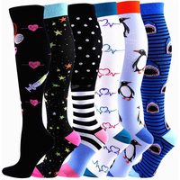 AliExpress NONE Man Women Socks Compression Stockings Fit Varicose Veins Cycling Sport Anti Fatigue Pain Relief Knee High Running Marathon Socks