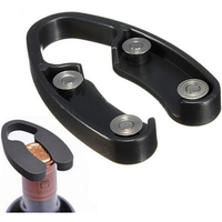 Wine Opener Black Champagne Foil Cutter Red Wine Bottle Knife Bottle Cap Paper Cutter Bat Tools