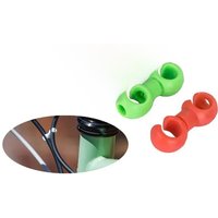 AliExpress NONE 10PCS Mountain Bike Brake Cable Clips Rotatable Road Bicycle Cable Housing Fixing Holder Guide Buckle Clips