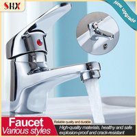 Washbasin Faucet for Kitchen & Bathroom-Single Cold Water Model/Cold and Hot Water Model Available in Alloy or All-Copper
