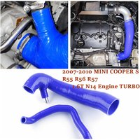For Mini Cooper S R56 Clubman R55 R57 R58 R60 1.6T N14 Engine Turbo Boost Air Intake Tubes Silicone Hoses Pipes 1PC OR 2PCS
