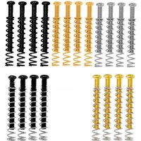4Pcs Guitar Humbucker Pickup Screws And Springs M3*30MM In Chrome Black Or Gold For Electric Guitar Accessories