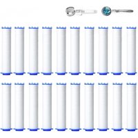 Hand Shower Filters Set of 20 Replacement Filters for Hard Water Remove Chlorine and Harmful Substances More Effectively