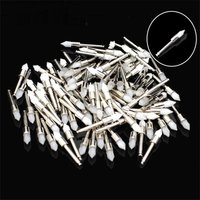 100PCS/Box Dentistry Polishing Brush Nylon Sharp Head Latch Teeth Polish Prophy Brushes For Contra Angle Machine Dental Material