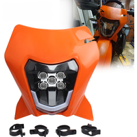 AliExpress PowerMotor Motorcycle LED Headlight for KTM EXC EXCF XC XCF XCW XCFW SX SXF 125 150 250 300 350 450 530 Dirt Bike Enduro E-Mark Motocross