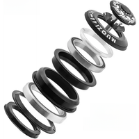 AliExpress MUQZI 44-56MM Integrated Headset MTB Road Bike 44mm 56mm Headset 28.6 Tapered Tube Straight Tube Fork