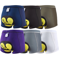 AliExpress KEMALOCE Cycling Underwear Men 5D Gel Padded Shockproof Bike Shorts Blue&Grey&White&Purple Cycling Shots MTB Bicycle Underpant