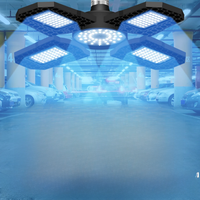 LED Garage Lamp 220V Floodlight E27 Light Bulb 200W 300W 400W Industrial Lighting Folding Warehouse Lampara Gym Ceiling Light