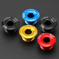 AliExpress MUQZI MTB Bike M15 M18 M19 M20 Cranks Screw CNC 7075 Aluminum Alloy Crankset Cover Cycling Parts For Crank Bolt Cap