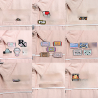 Alphabet Series 5-7pcs/set Pins Cartoon Record Icon Brooches Clothes Lapel Pins Badges Cute Jewelry Fans