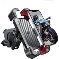 AliExpress Joyroom 360° View Bike Phone Holder Motorcycle Phone Stand for 4.7-7 inch Mobile Phone Holder Shockproof Bracket GPS Clip