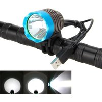 AliExpress NONE 1200LM CREE XM-L T6 LED USB Bike Light Cycling Headlamp Waterpoof MTB Bike Front Lamp Camping Hiking Headlamp Bicycle Light