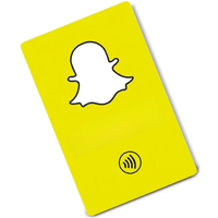 Snapchat NFC Cards Printing NFC Chip Google Reviews Card Pop Up NFC Card