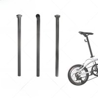 AliExpress ULLICYC BMX Full Carbon Fiber Bike Seatpost, Folding Bicycle Seat Post, 3K Matte, Gloss, 31.8, 33.9, 34.9x580mm, 5Degree, 25Degree