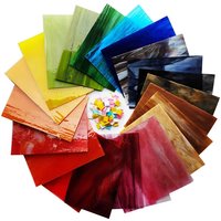 10x10cm 30 Gradient Colors Glass Square Mosaic Tiles With Box DIY Art Craft Decoration Scrapbook Making Stones Supplies