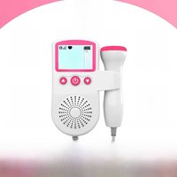 Fetal Doppler Hand-hold Pocket Portable Sound Baby Heart Pregnancy Ultrasound Fetus Doppler Detector No Radiation Stethoscope