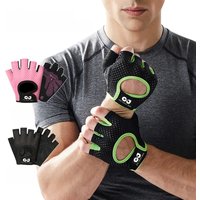 AliExpress 1Pair Gym Gloves Fitness Weight Lifting Gloves Body Building Training Sports Gloves Workout Half Finger Hand Protector Gloves