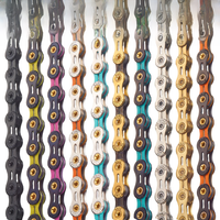 AliExpress Sumc Bicycle Chain SUMC 12Speed Diamond Color Bike Chain MTB Mountain Road Bike UltraLight and Durable 12S Missing Link Chain 12V