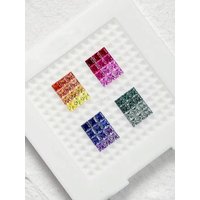 Zhanhao multicolor Lab created loose gemstone Hydrothermal synthetic ruby corundum rainbow sapphire stone