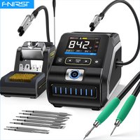 FNIRSI DWS-200 Soldering Station 200W C210 C245 Solder Iron Handle With Soldering Helping Hand Electronic Welding Rework Station image 4