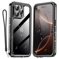 IP68 Waterproof Case For iPhone 17 16 15 14 13 12 11 Pro Max XR XS Plus Metal Aluminum Swimming Phone Luxury Underwater Cover